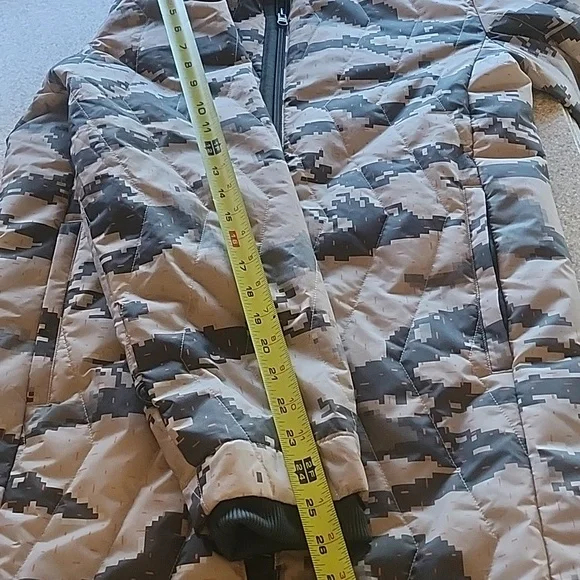 Adidas Long Quited Size S Coat Marapat Digital Desert Camo Like New - Picture 10 of 16